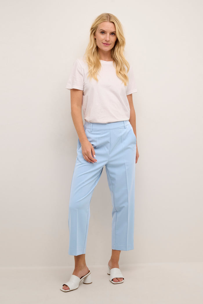 Kaffe Kasakura Faded Denim Ankle Length Trousers, 10506127