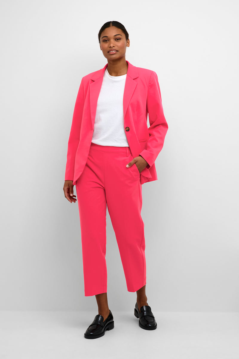 Kaffe Kasakura Virtual Pink Ankle Length Trousers, 10506127