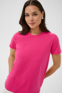 Kaffe Kamarin Beetroot Fuchsia T-Shirt, 10506137