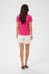 Kaffe Kamarin Beetroot Fuchsia T-Shirt, 10506137