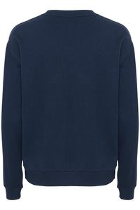 Kaffe Kaleonora Midnight Marine Fleece Lined Sweatshirt, 10508209