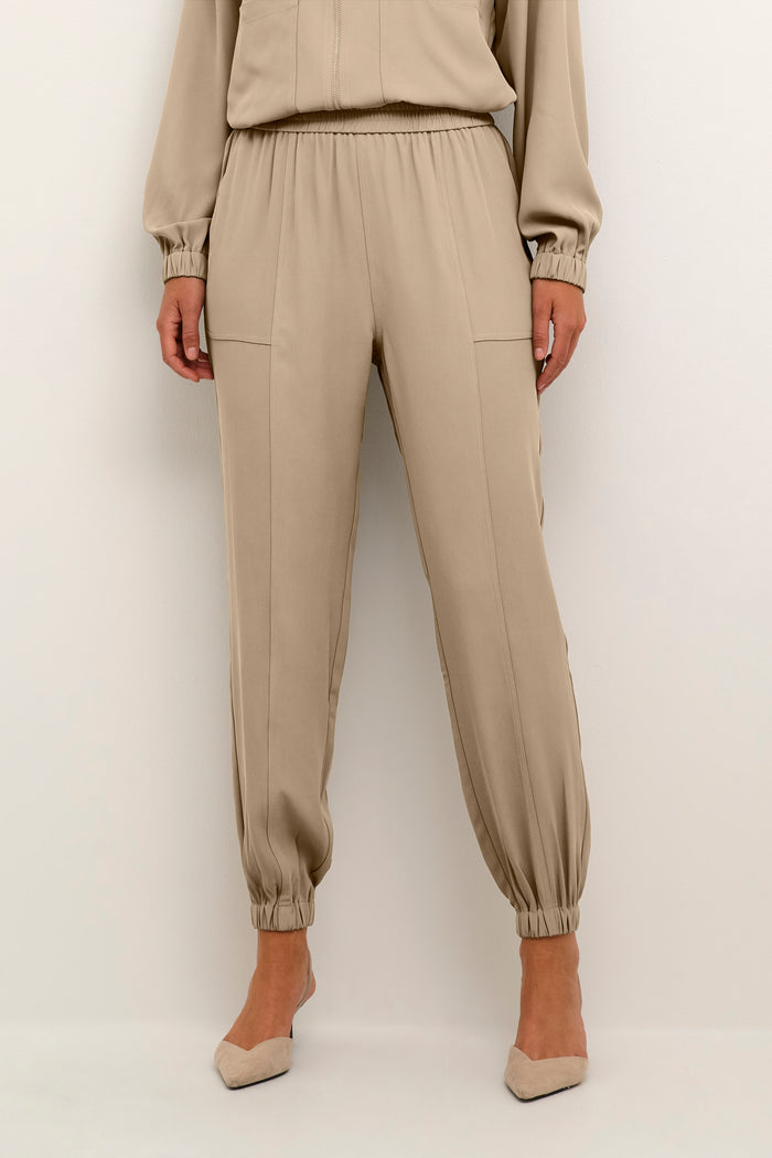 Kaffe Kasigna Brindle Cargo Cuffed Ankle Trousers, 10508214