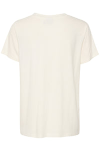 Kaffe Katina Chalk 'Dreamer' V-Neck T-Shirt, 10508247