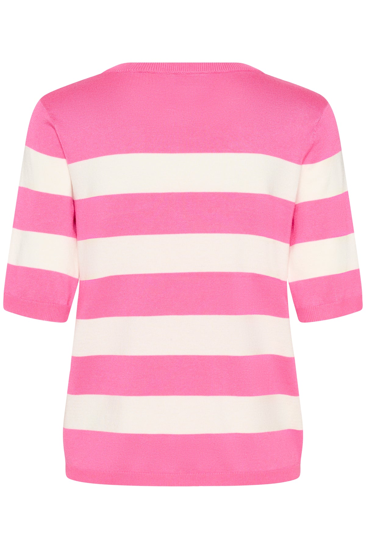 Kaffe Kalizza Power Pink/Chalk Striped Knit