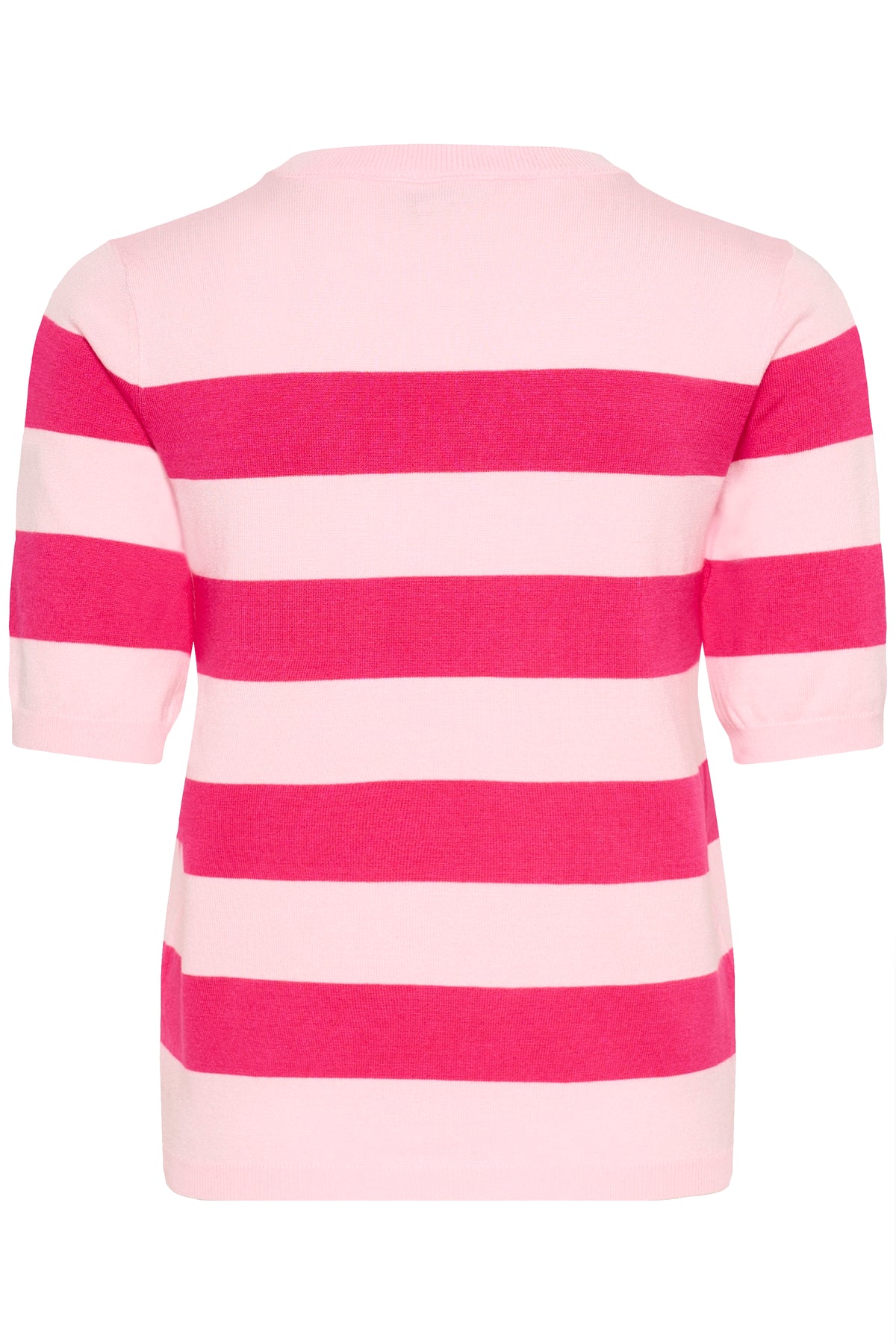 Kaffe Kalizza Ballerina Pink/Beetroot Fuchia Striped Knit