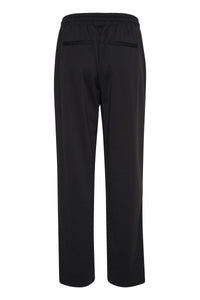 Kaffe Kajenny Black Wide Leg Elasticated Trousers, 10508621