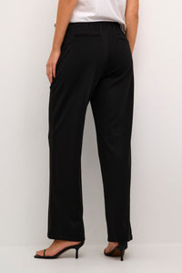 Kaffe Kajenny Black Wide Leg Elasticated Trousers, 10508621