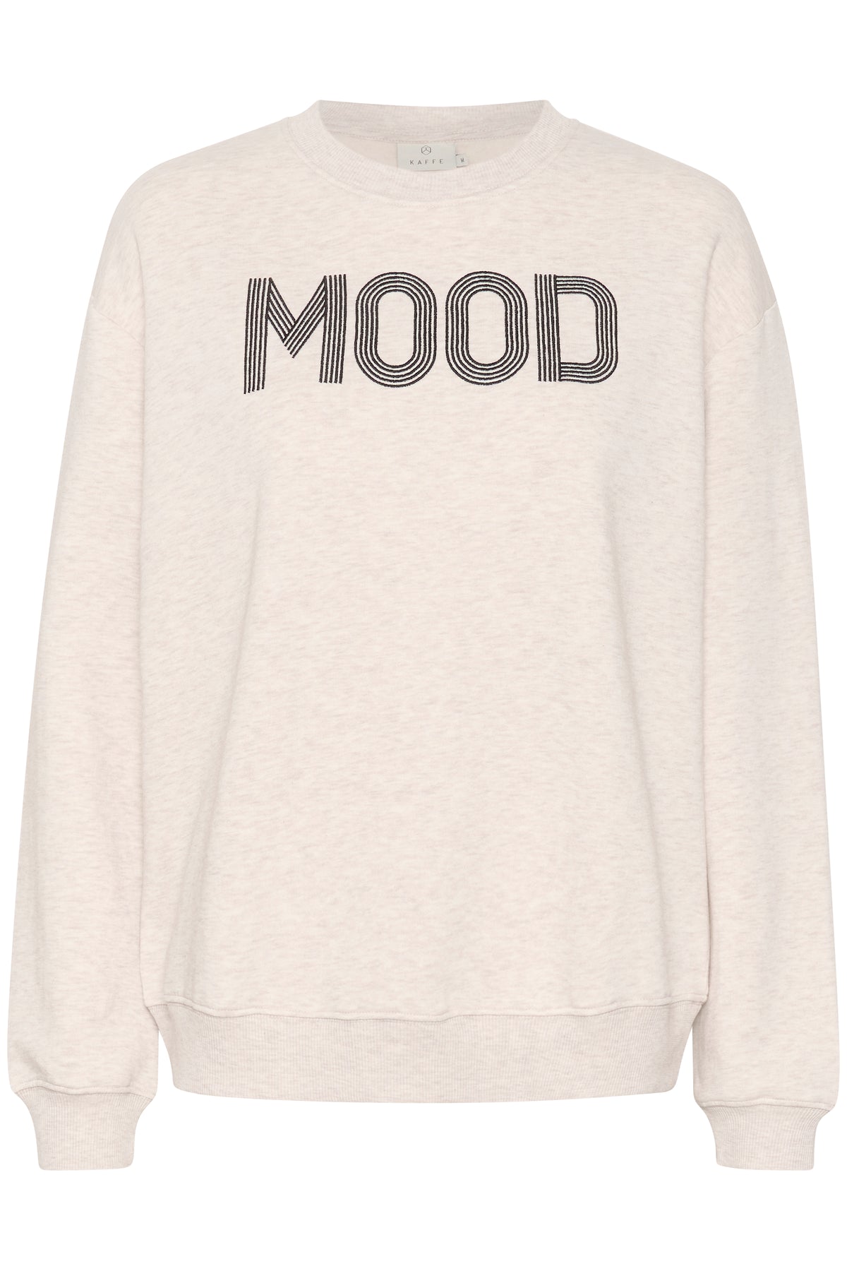 Kaffe Kamolly Feather Grey Melange Oversized Sweatshirt, 10509087