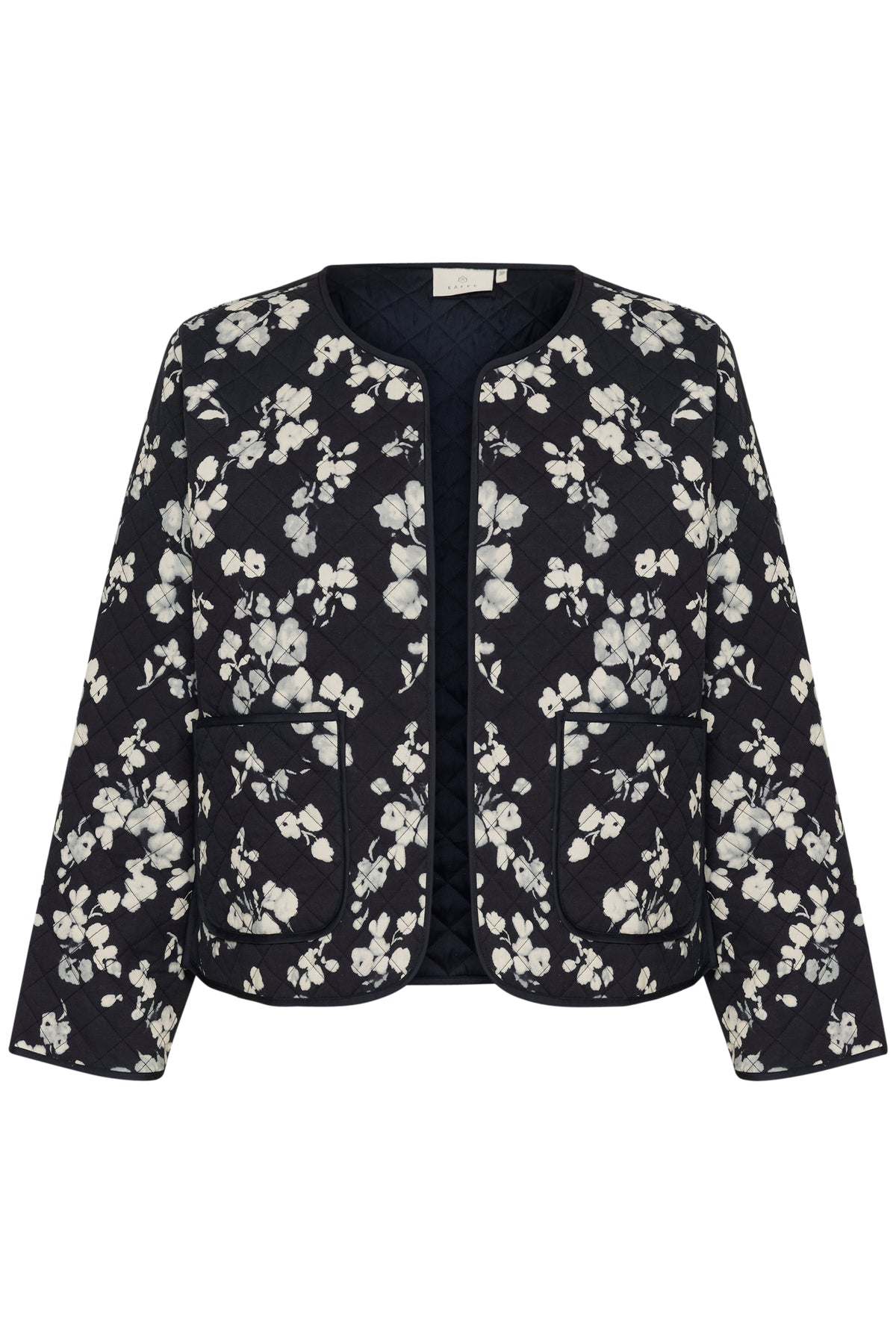 Kaffe Kavalia Marine Navy Flower Print Jacket