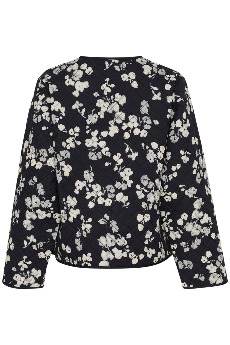 Kaffe Kavalia Marine Navy Flower Print Jacket