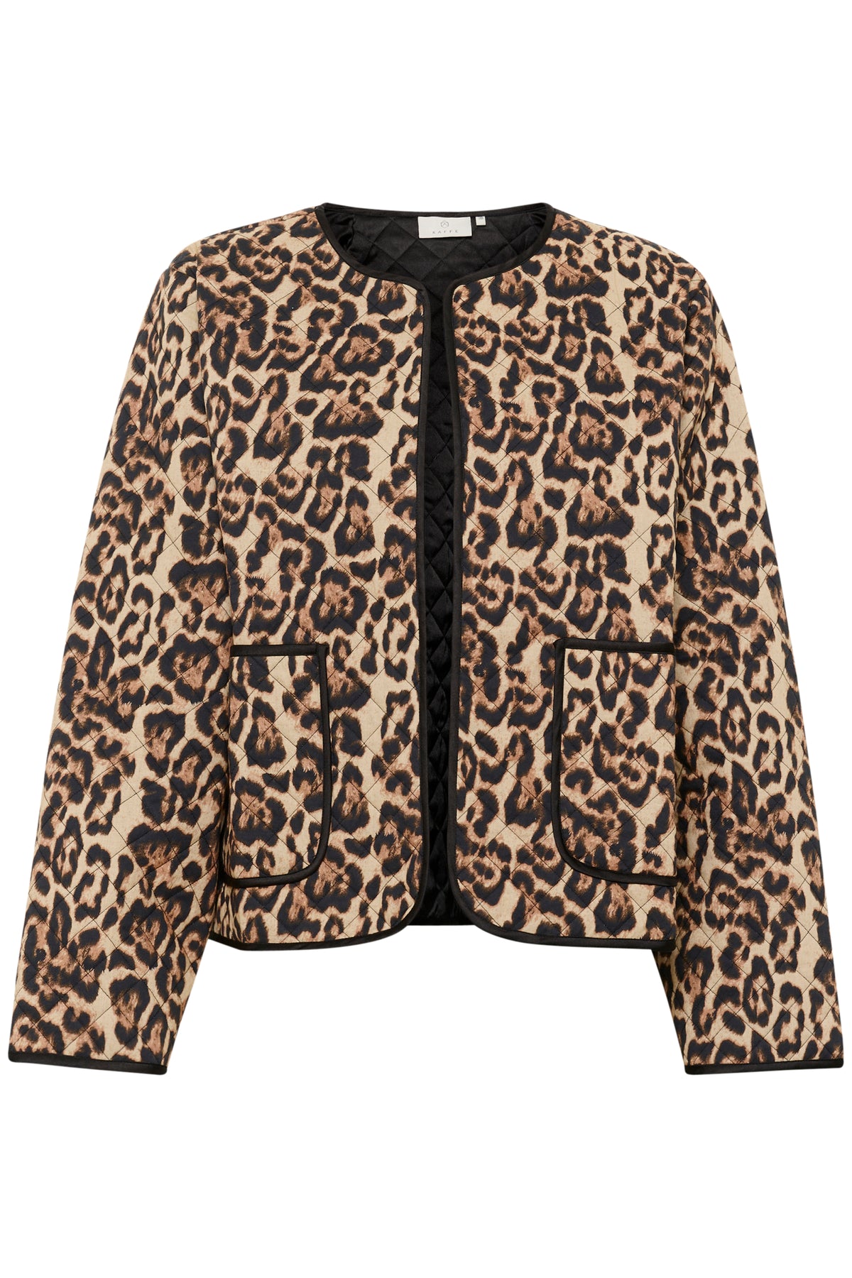 Kaffe Kavalia Natural Leopard Print Jacket, 10509537