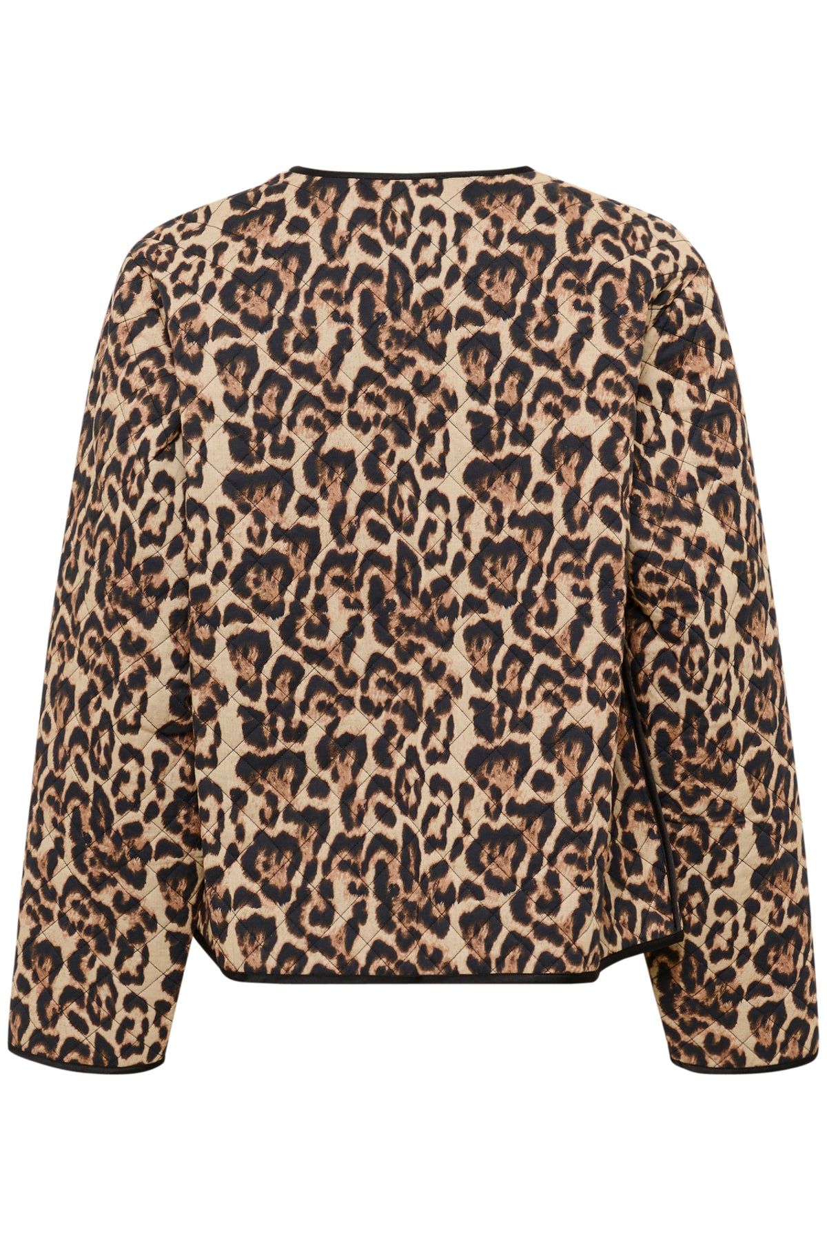 Kaffe Kavalia Natural Leopard Print Jacket, 10509537