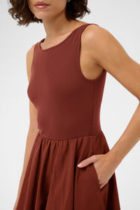 Kaffe KaKirsten Henna Midi Dress, 10510006