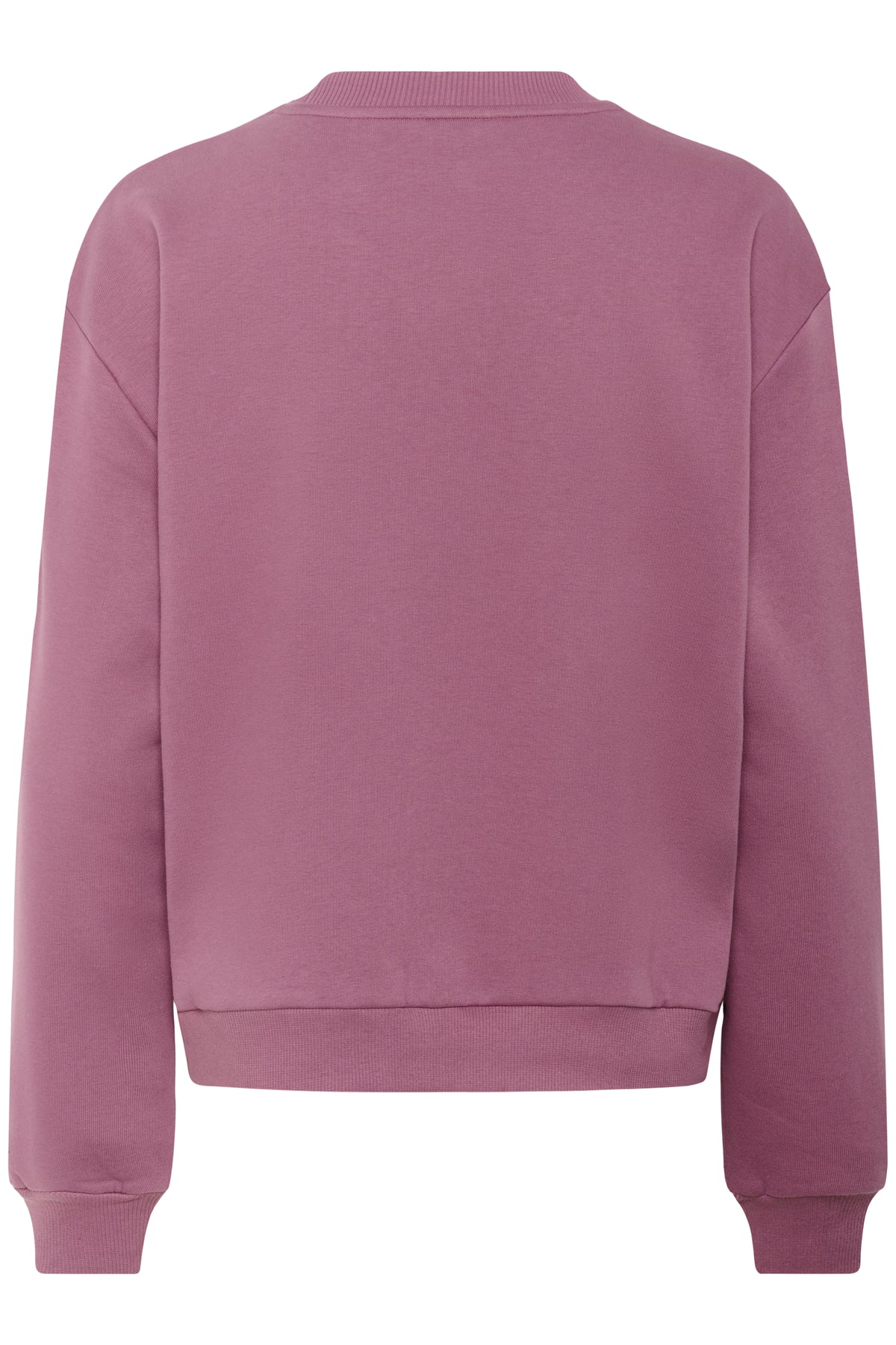 Kaffe Kaprecious Tulipwood Rose Velvet Logo Sweatshirt