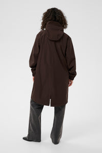 Kaffe Kaennie Sofia Coffee Bean Waterproof Rain Coat