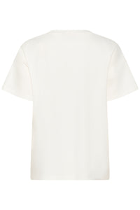 Kaffe KaChelsea Chalk 'Hello Sunshine' Lime Oversized T-Shirt, 10511340