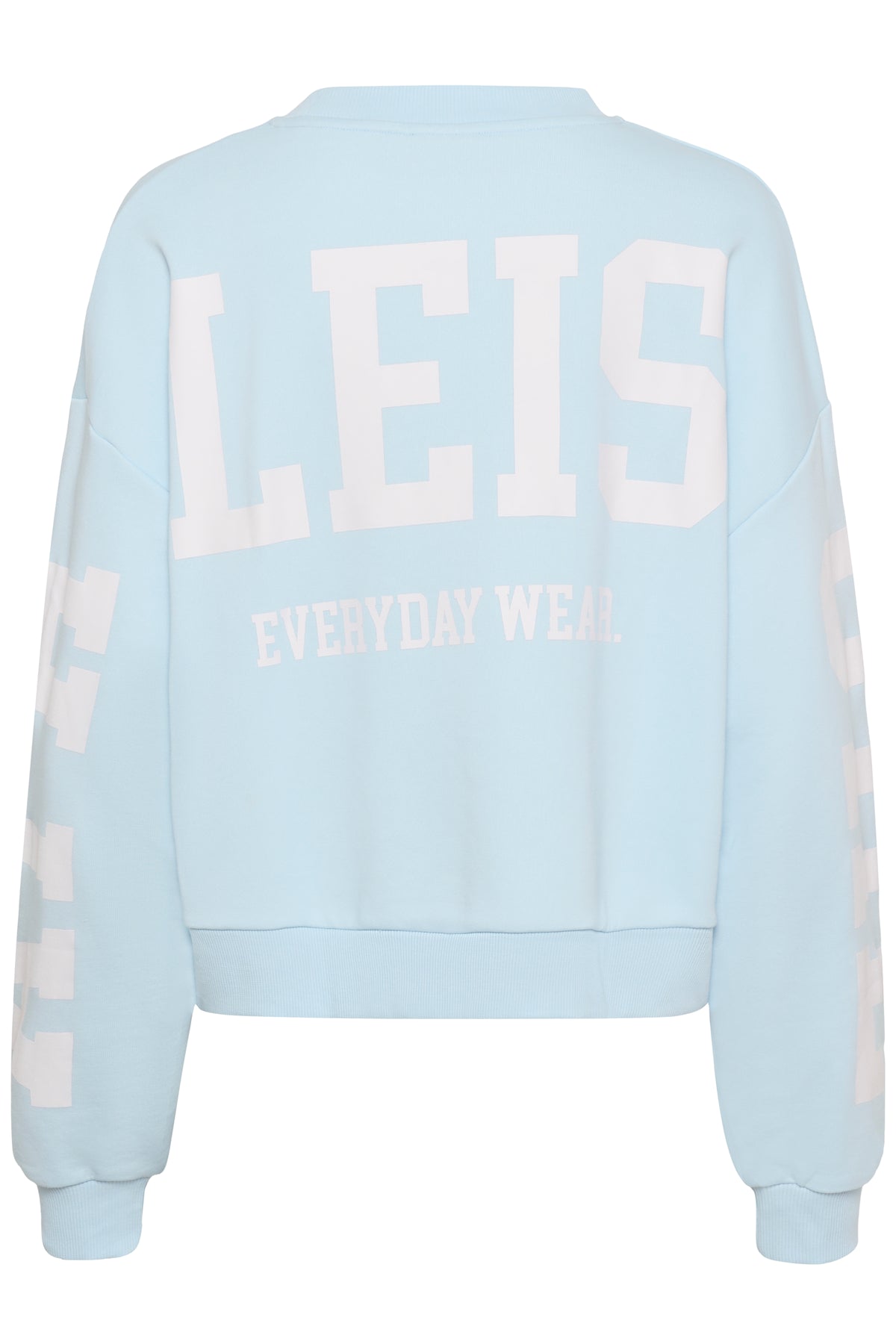 Kaffe Kalila Nantucket Baby Blue Logo Oversized Sweatshirt