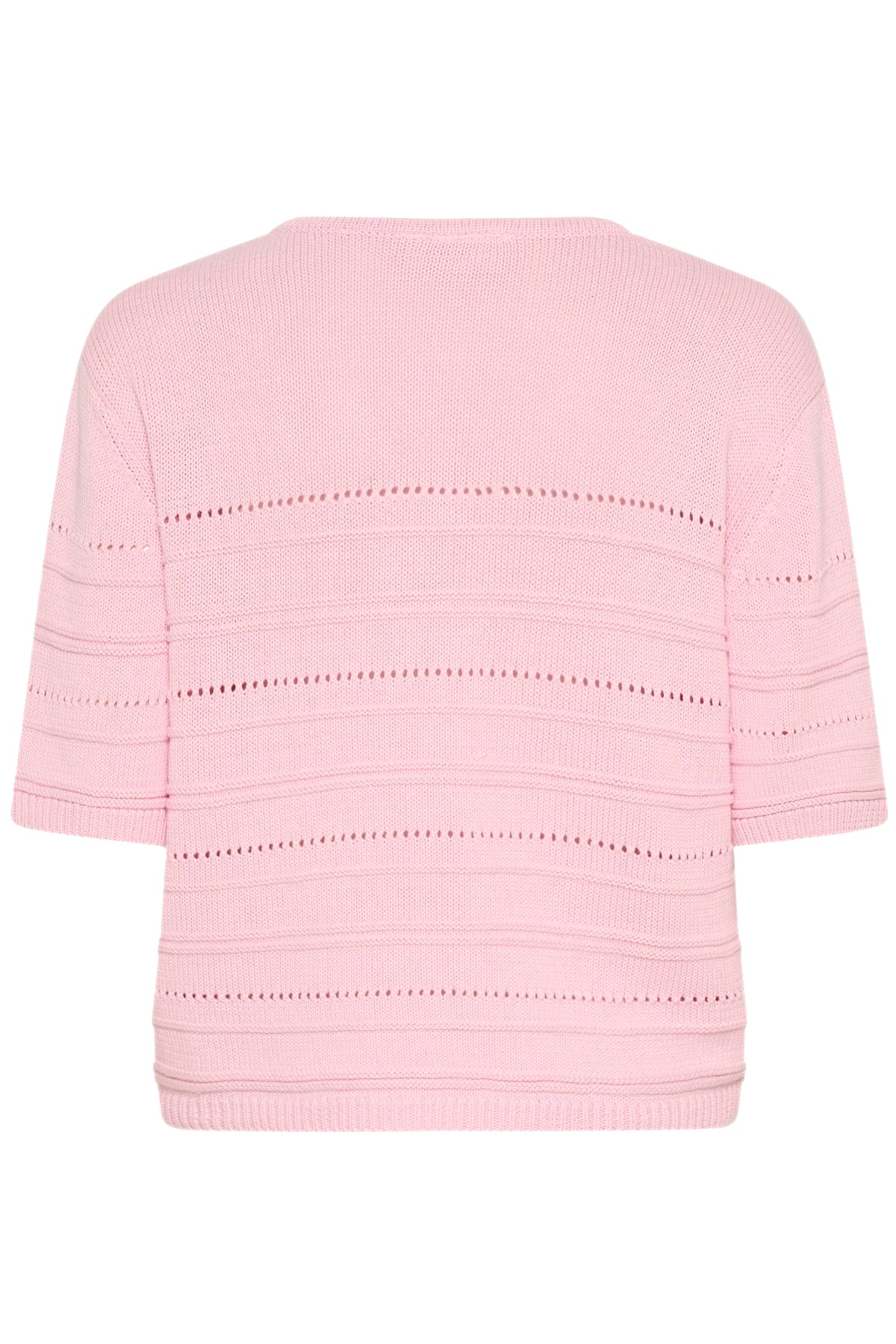 Kaffe Kamellie Ballerina Pink V-Neck Knit, 10511512