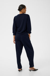 Kaffe Kaannie Midnight Marine Modal Barrel Leg Joggers, 10511588