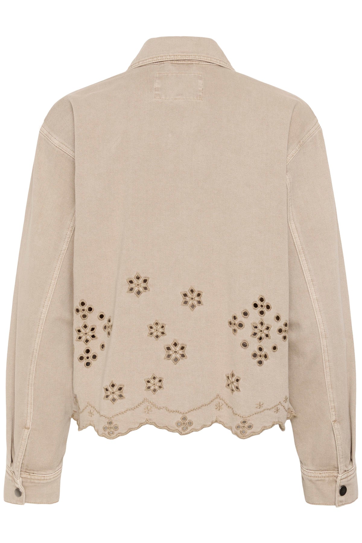 Kaffe KaMimi Feather Beige Broderie Anglaise Jacket, 10511598