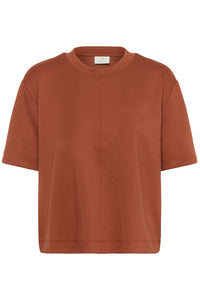 Kaffe Kaannie Henna Modal Boxy Fit T-Shirt, 10511809