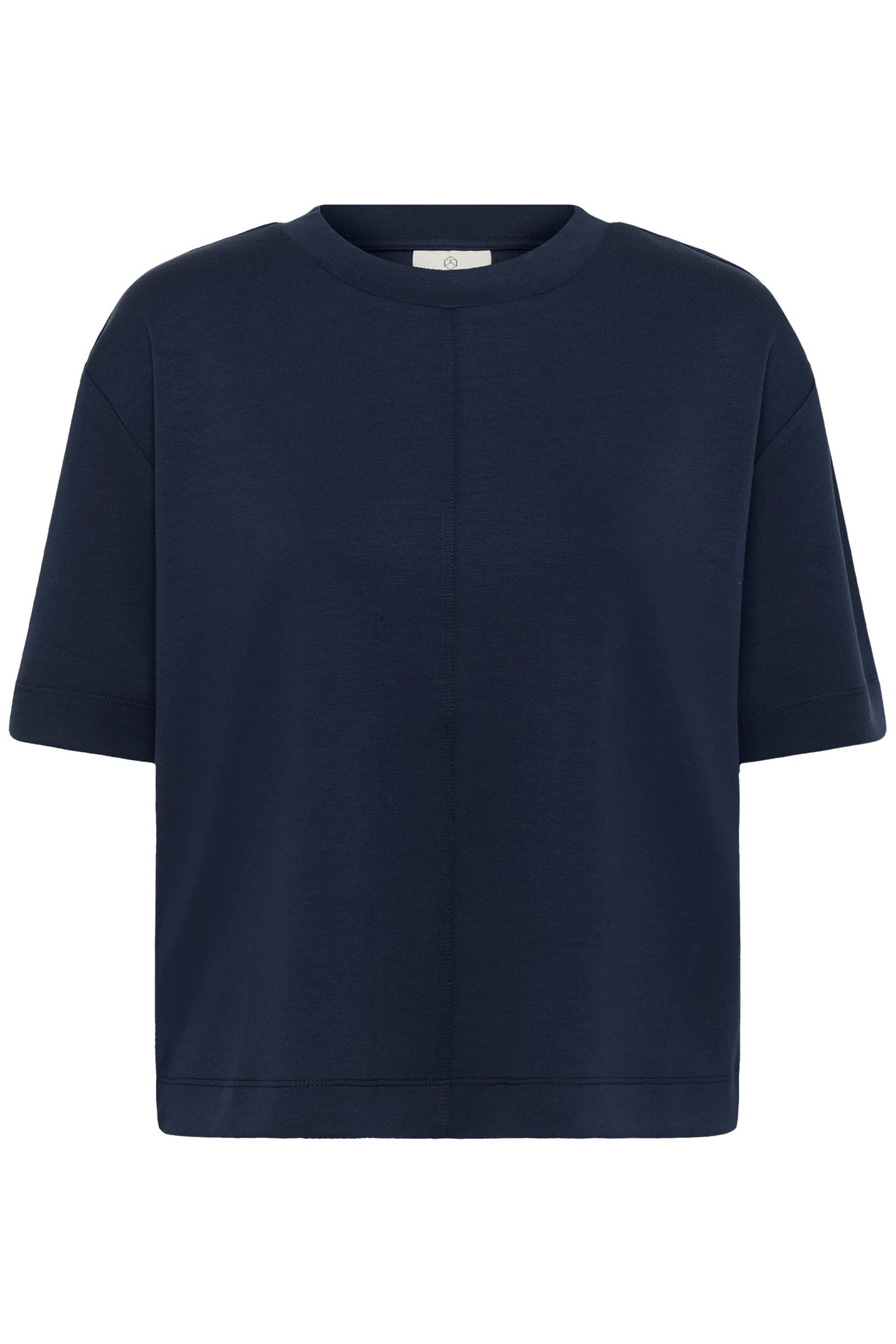 Kaffe Kaannie Midnight Marine Modal Boxy Fit T-Shirt, 10511809