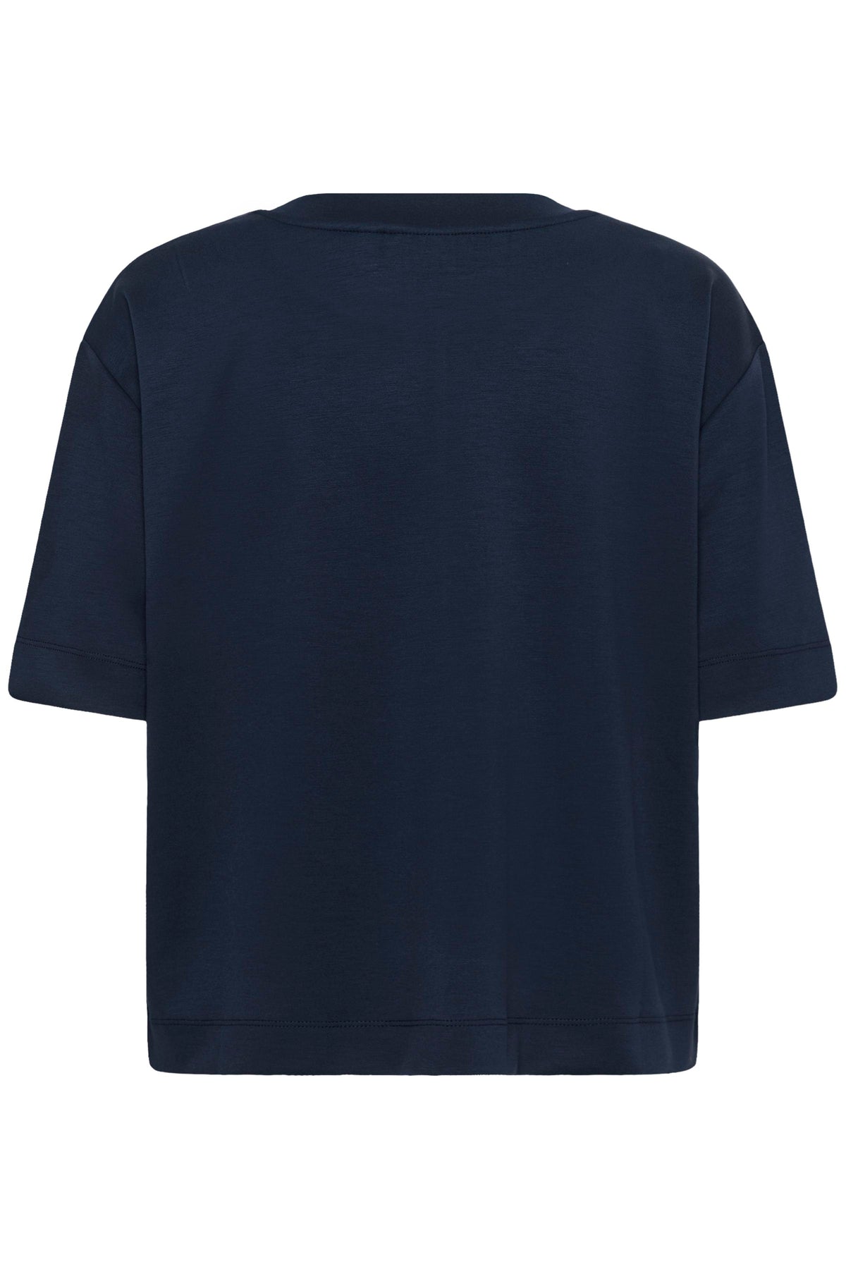 Kaffe Kaannie Midnight Marine Modal Boxy Fit T-Shirt, 10511809