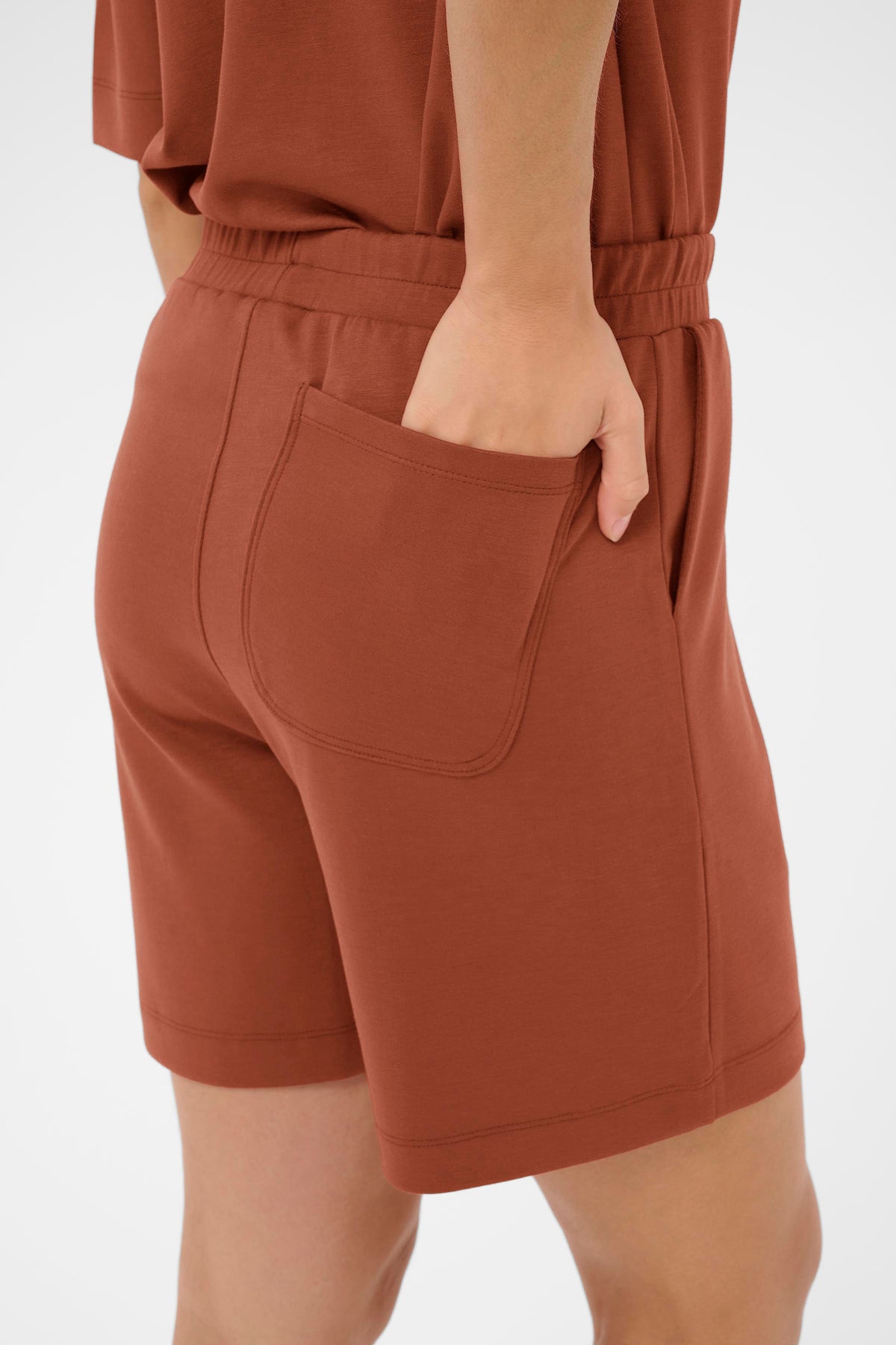 Kaffe Kaannie Henna Modal Sports Luxe Shorts, 10511810