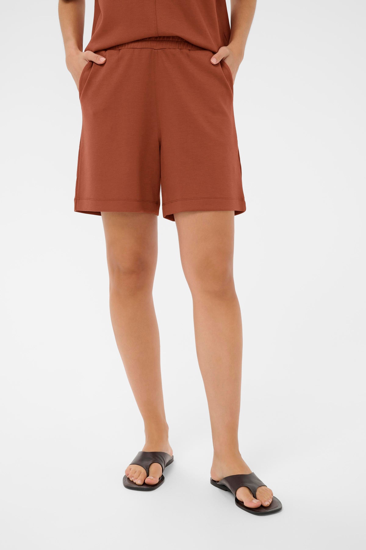 Kaffe Kaannie Henna Modal Sports Luxe Shorts, 10511810