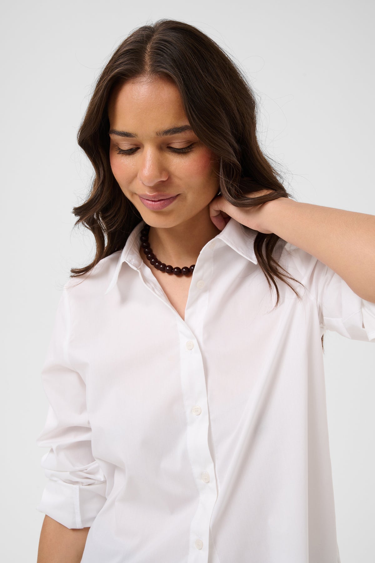 Kaffe Kageorgia Optical White Layering Shirt, 10512535