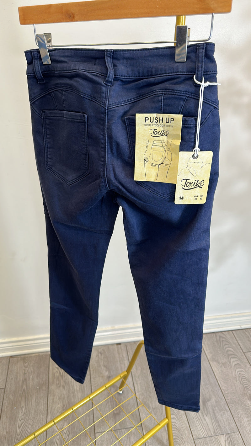 Toxik Push Up 'Sculpt your Body' Navy Jeans 