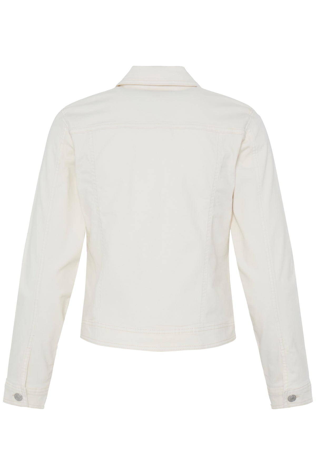 Fransa FrVotwill Whisper White Soft Stretch Denim Jacket