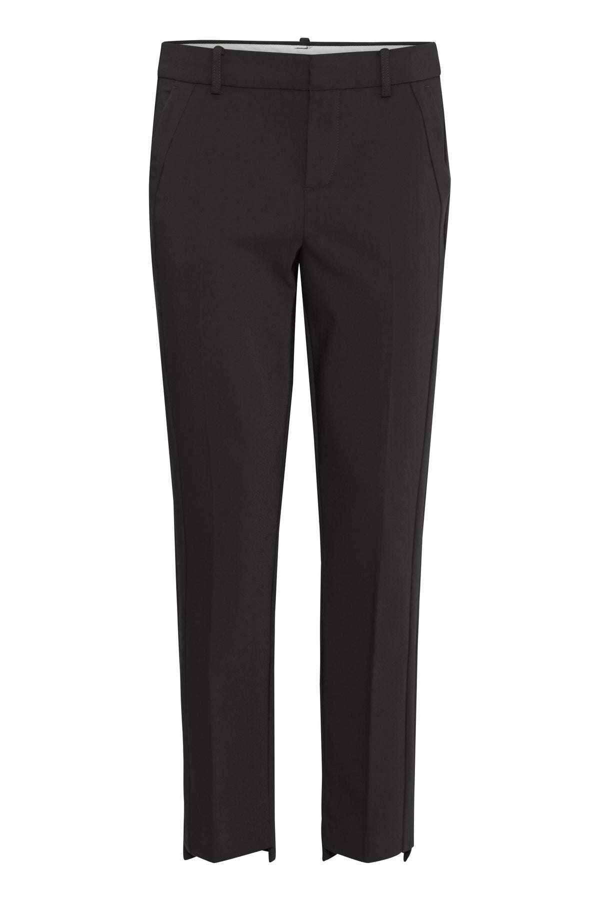 Fransa Tessa Black Slim Leg Cigarette Trousers, 20611257