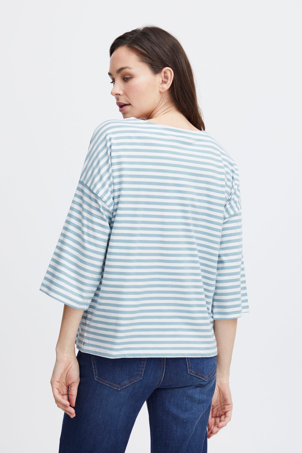 Fransa FrSiva Endless Sky Oversized Striped Top, 20611666