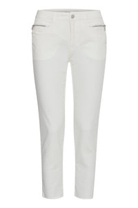 Fransa Tessa Antique White Cropped Jeans, 20612189