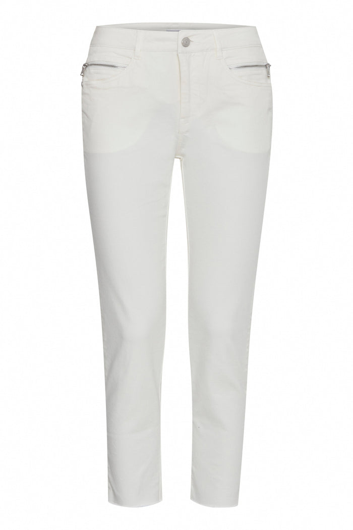 Fransa Tessa Antique White Cropped Jeans, 20612189