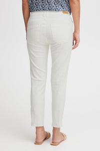 Fransa Tessa Antique White Cropped Jeans, 20612189