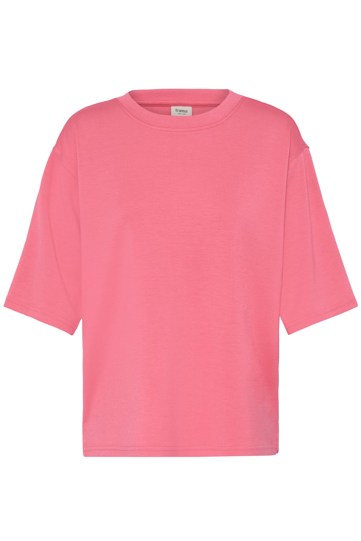 Fransa FrAurora Honeysuckle Pink Modal Oversized T-Shirt, 20615492