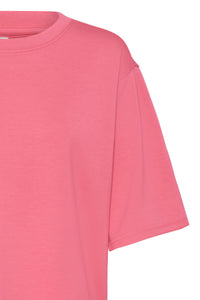Fransa FrAurora Honeysuckle Pink Modal Oversized T-Shirt, 20615492