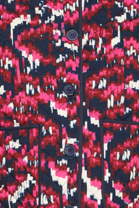 Fransa FrClaudine Very Berry Printed Quilted Jacket, 20617085