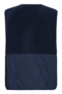 Fransa FrMikala Navy Blazer Teddy Quilted Gilet