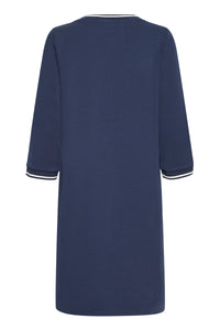 Fransa FrVerna Navy Classic Fit Modal Dress, 20617413