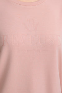 Fransa FrAurora Blush Rose Modal Logo Sweatshirt