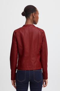 B.Young Byacom Pomeagrante Faux Leather Jacket, 20809396