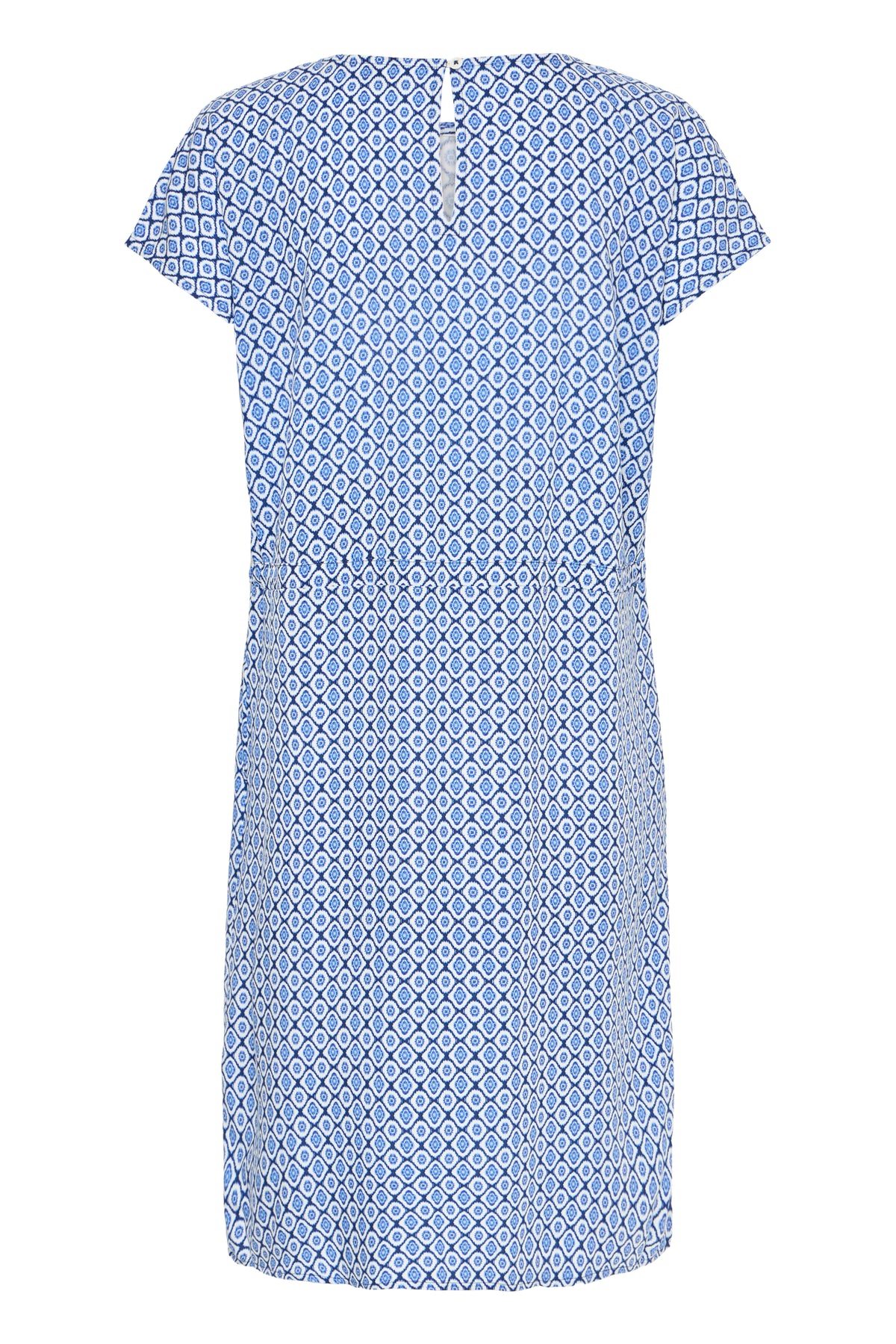 B.Young ByMmjoella Medieval Blue Relaxed Fit Knee Length Dress, 20811226