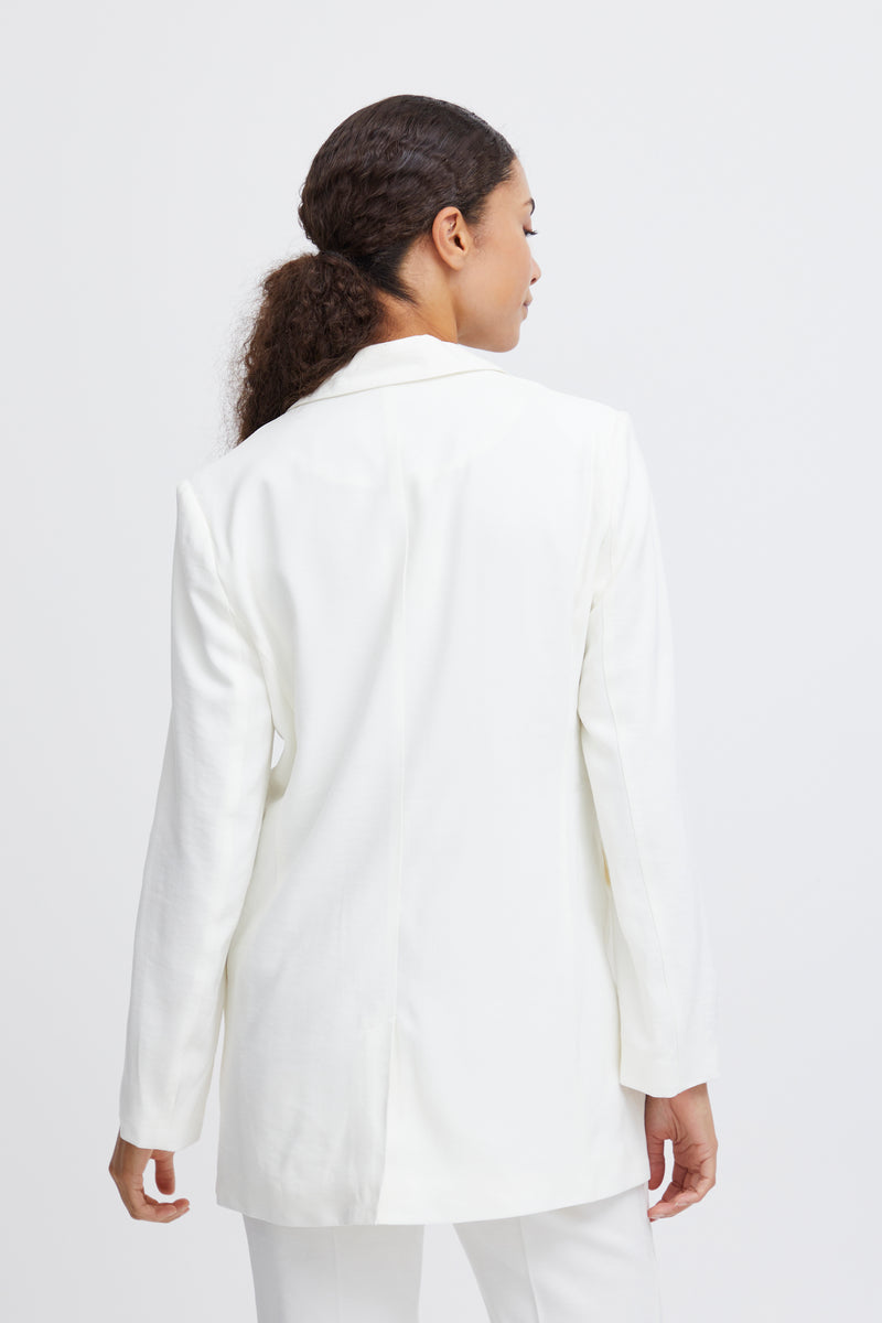 B.Young ByErika Marshmallow Longline Classic Blazer, 20814861