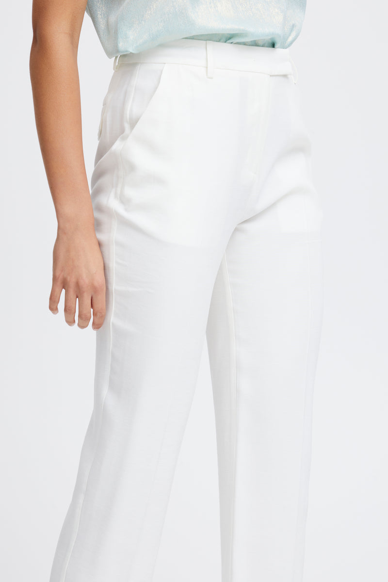 B.Young ByErika Highwaisted Marshmallow Straight Leg Trousers