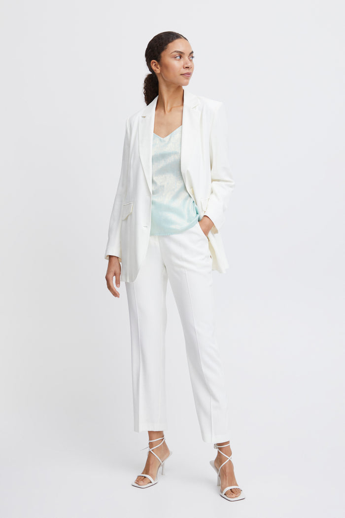 B.Young ByErika Highwaisted Marshmallow Straight Leg Trousers