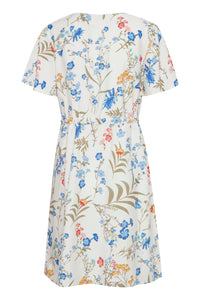 B.Young Byimilda Marshmallow Floral Printed Button Dress, 20815090