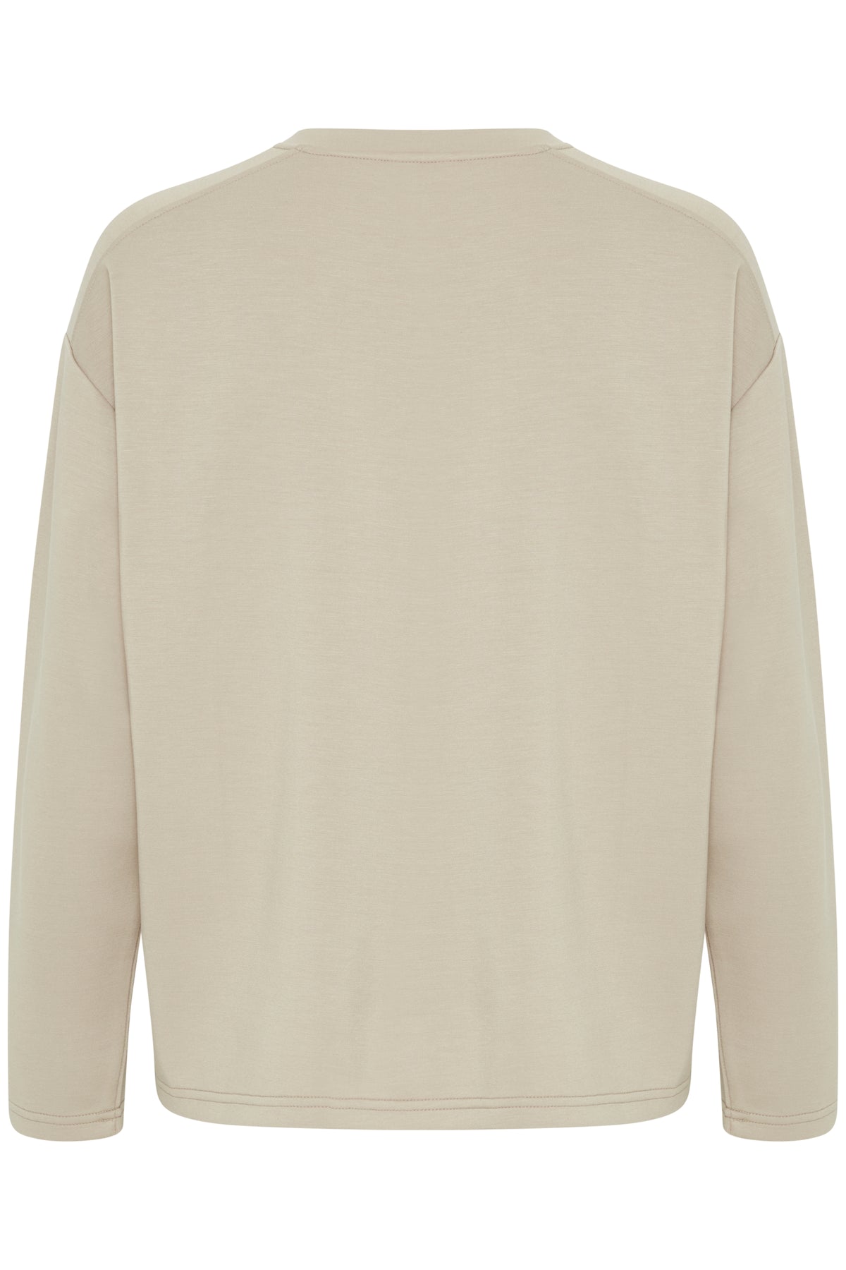 B.Young Bypusti String Beige Long Sleeve Modal Sweatshirt, 20815707